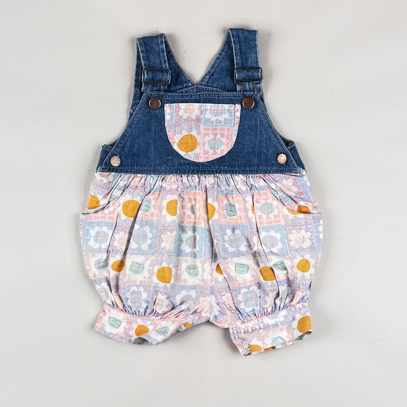 Vintage Bubble Shortalls