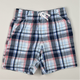 Short in blue, red and white