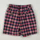 Short in blue, red and white