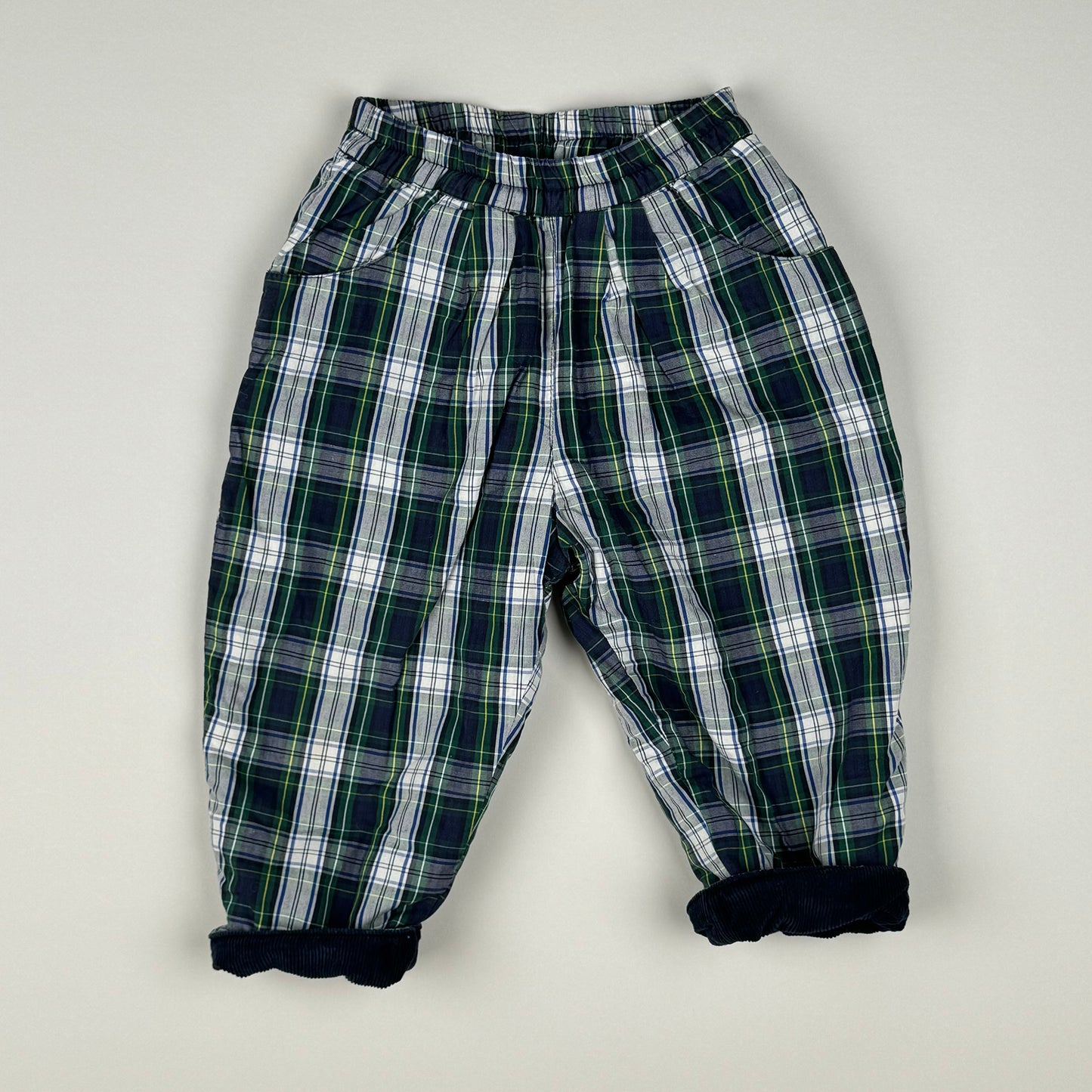 Baggy Pants in green and blue