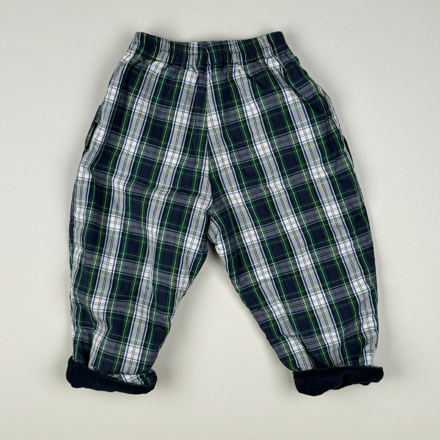 Baggy Pants in green and blue