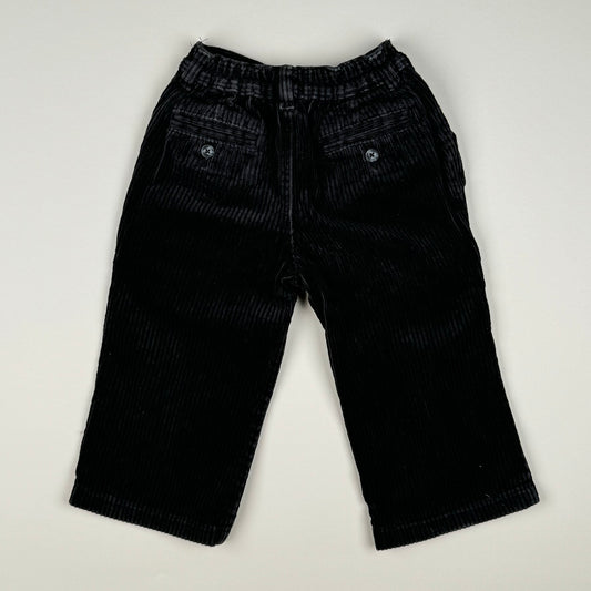 Corduroy Pants in black