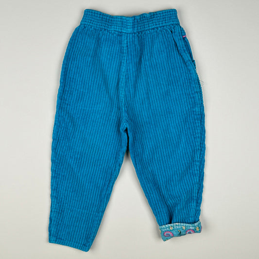 Baggy Corduroy Pants in blue