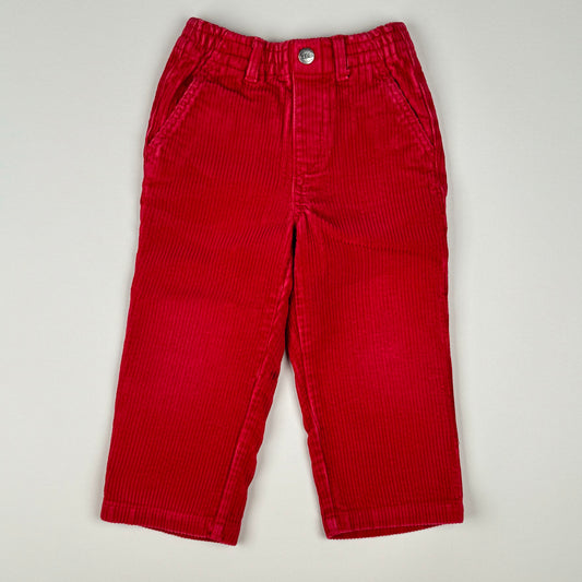 Corduroy Pants in red