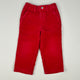 Corduroy Pants in red