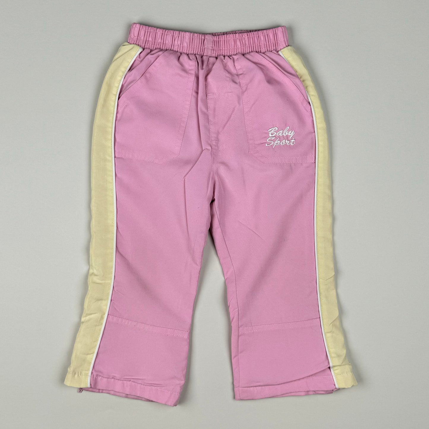 Pants in pink and yellow