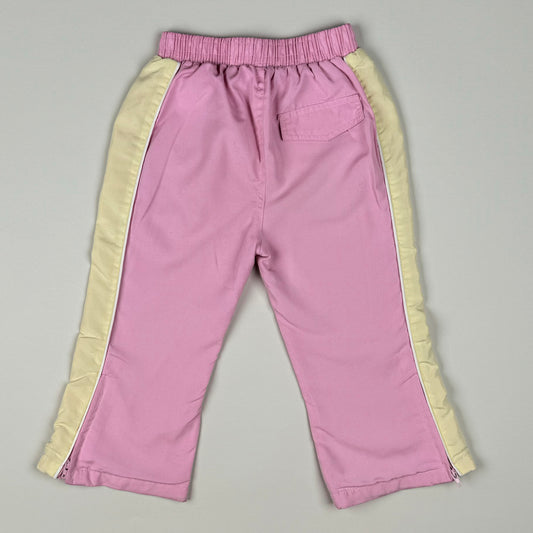 Pants in pink and yellow