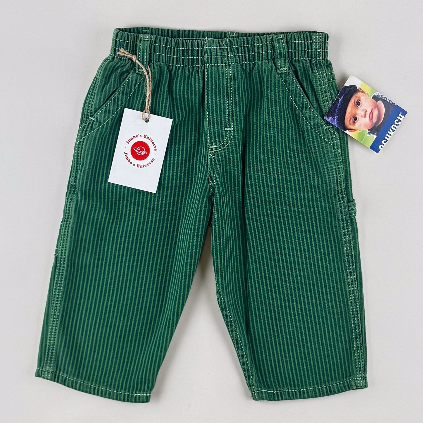 NWT Vintage OshKosh Striped Carpenter Jeans