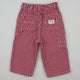 Red Vintage OshKosh Hickory Stripe Carpenter Pants