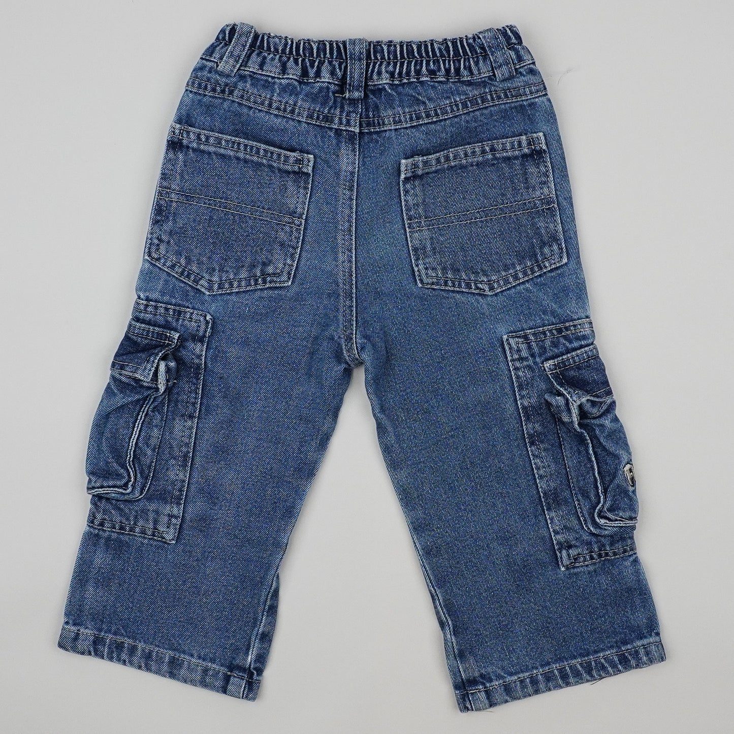 Vintage Cargo Jeans with The Flintstones