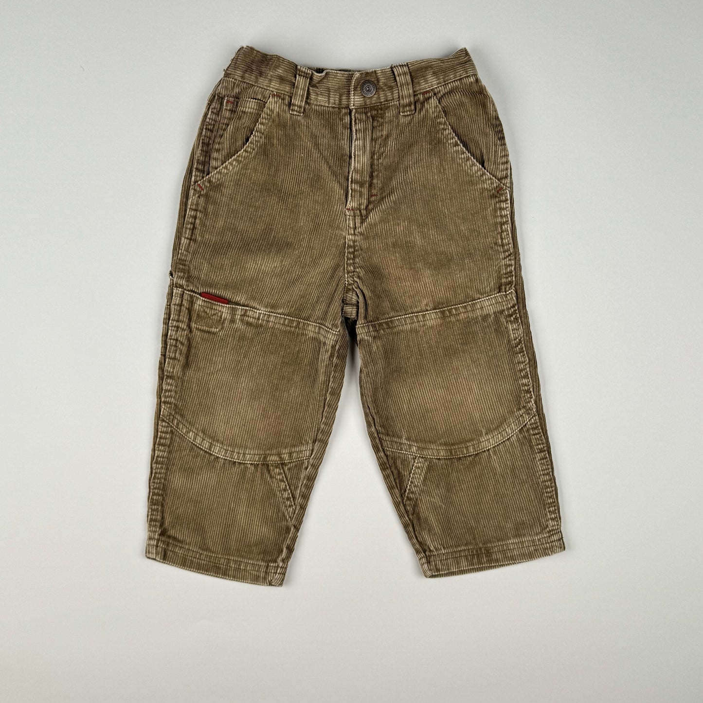 Baggy Corduroy Pants in beige