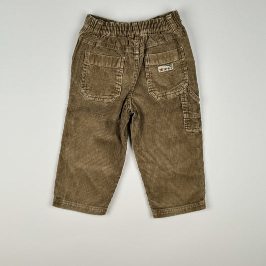 Baggy Corduroy Pants in beige