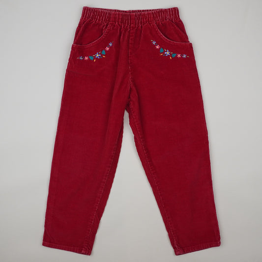 Vintage OshKosh Corduroy Pants with Embroidery