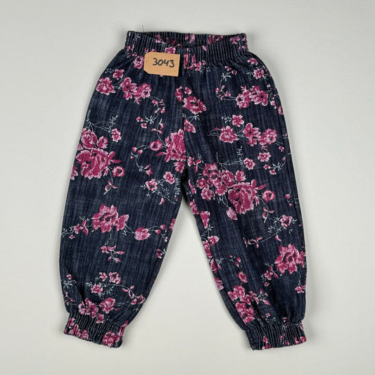 Baggy Pants in blue and pink