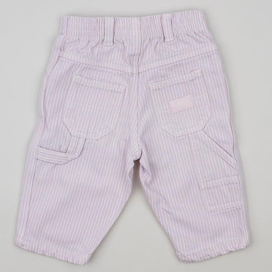 Pink Vintage OshKosh Hickory Stripe Carpenter Pants