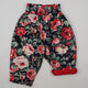 Lined Vintage Floral Baggy Pants