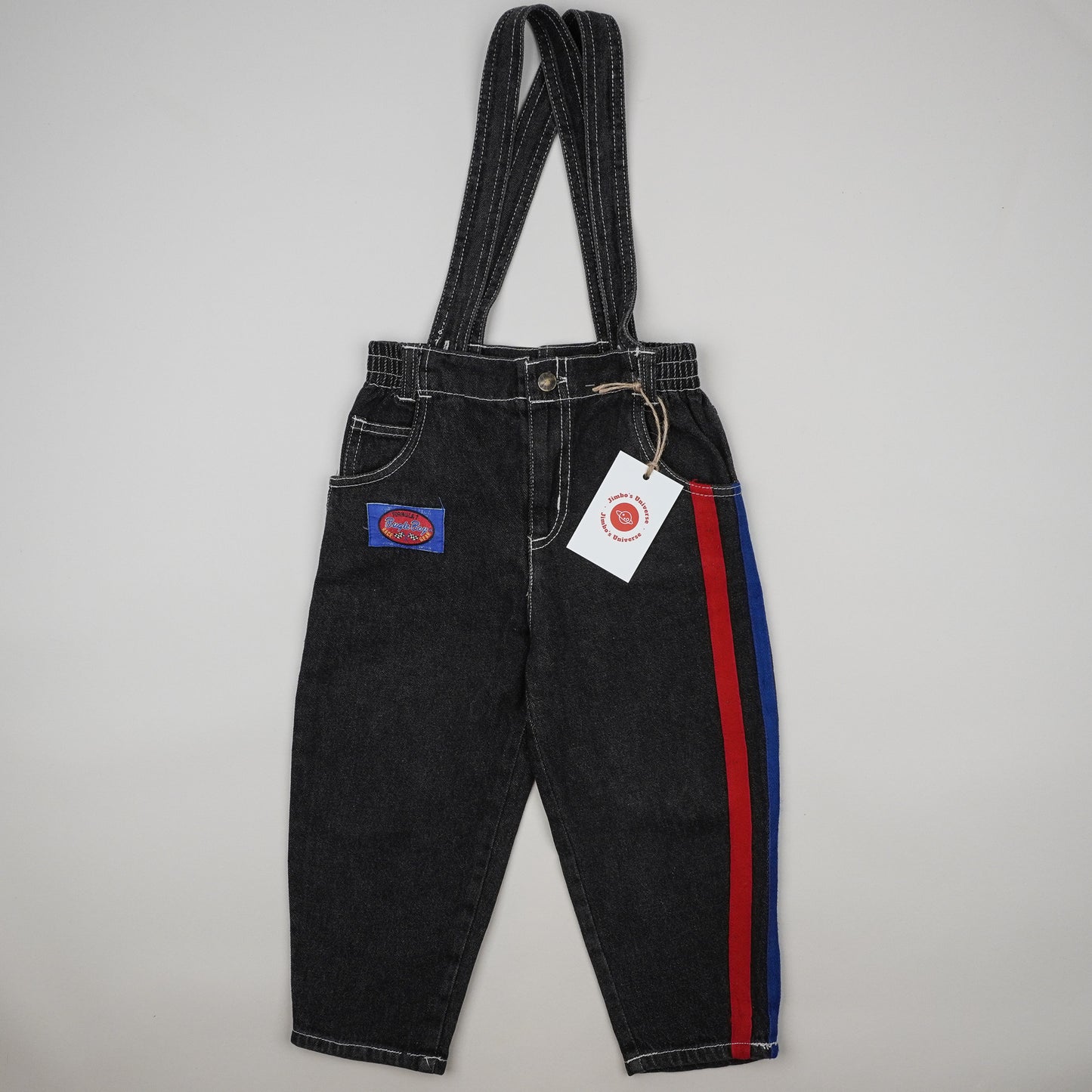 Vintage Bugle Boy Jeans with Suspenders
