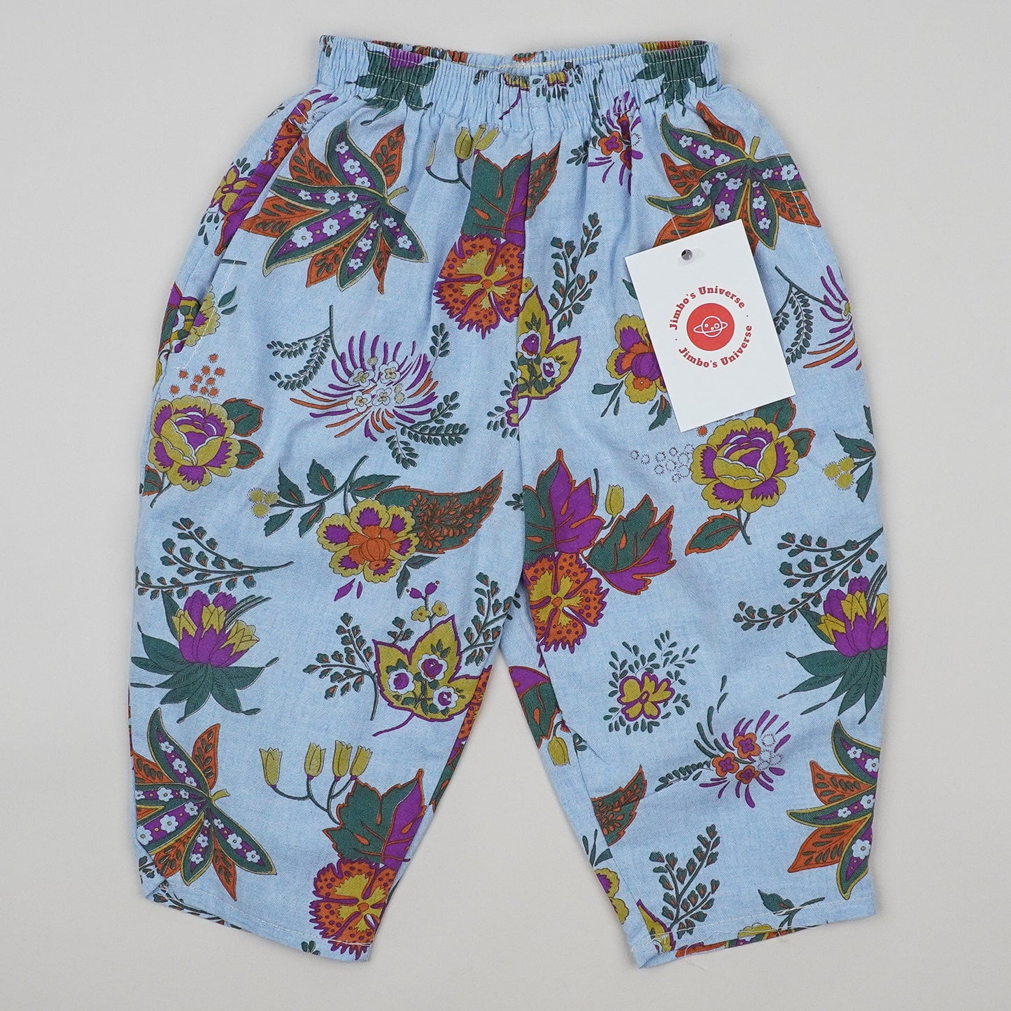 Vintage Floral Baggy Pants