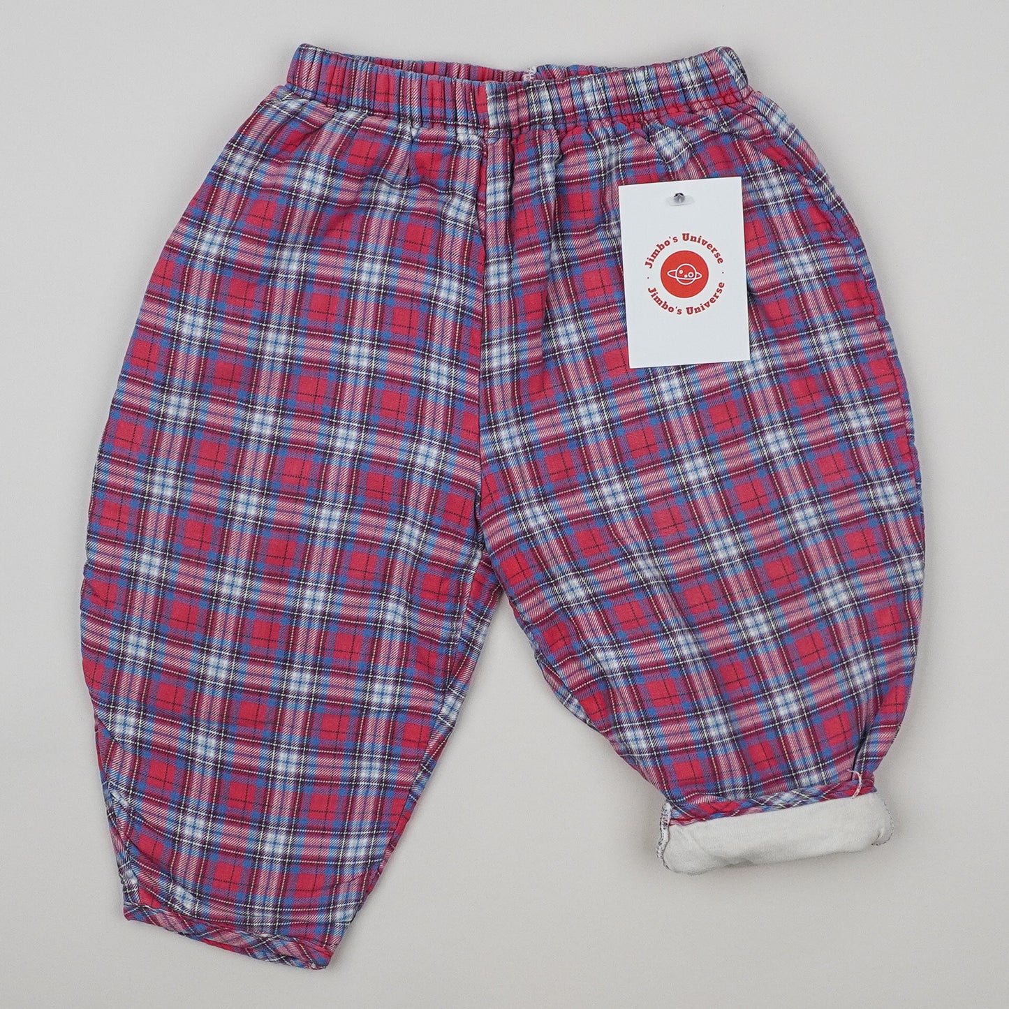 Lined Vintage Checkered Pants
