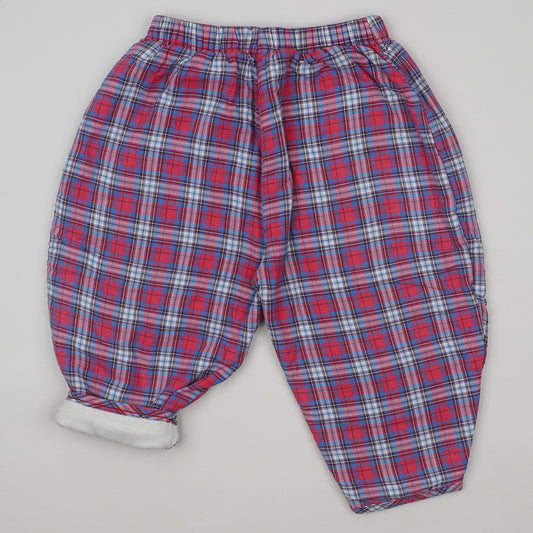 Lined Vintage Checkered Pants