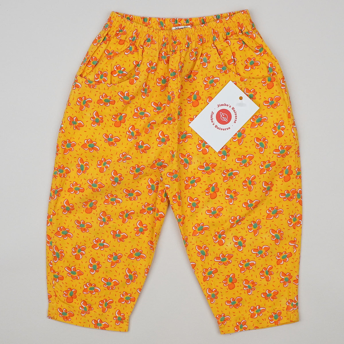 Vintage Floral Baggy Pants