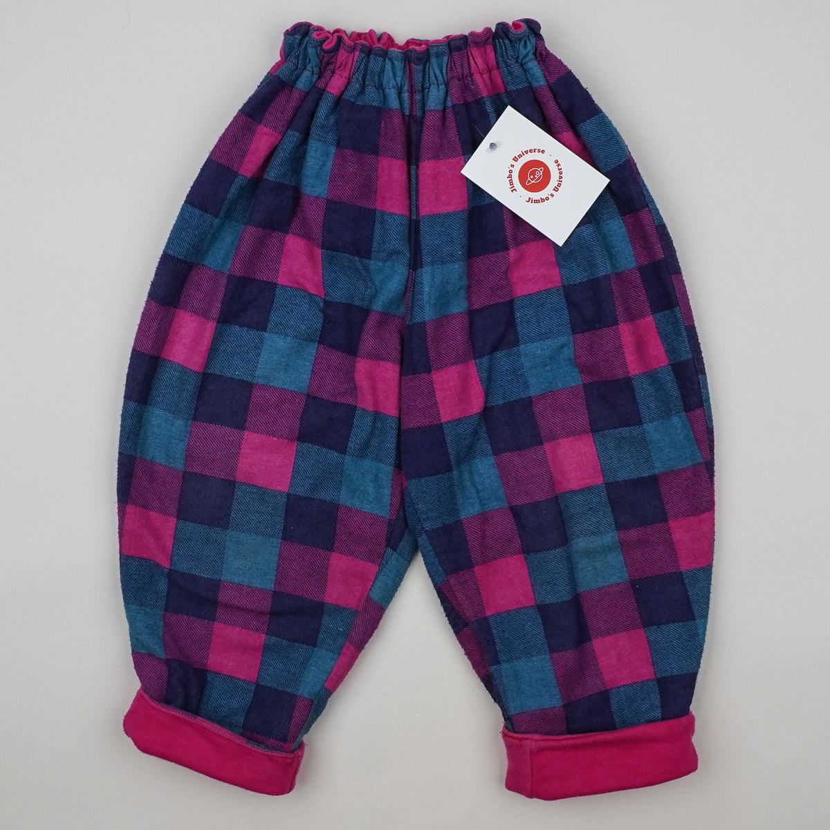 Lined Vintage Checkered Pants