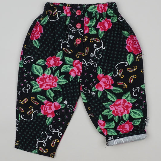 Vintage Floral Baggy Pants
