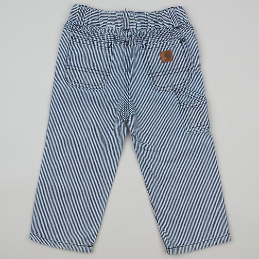 Carhartt Hickory Stripe Carpenter Jeans