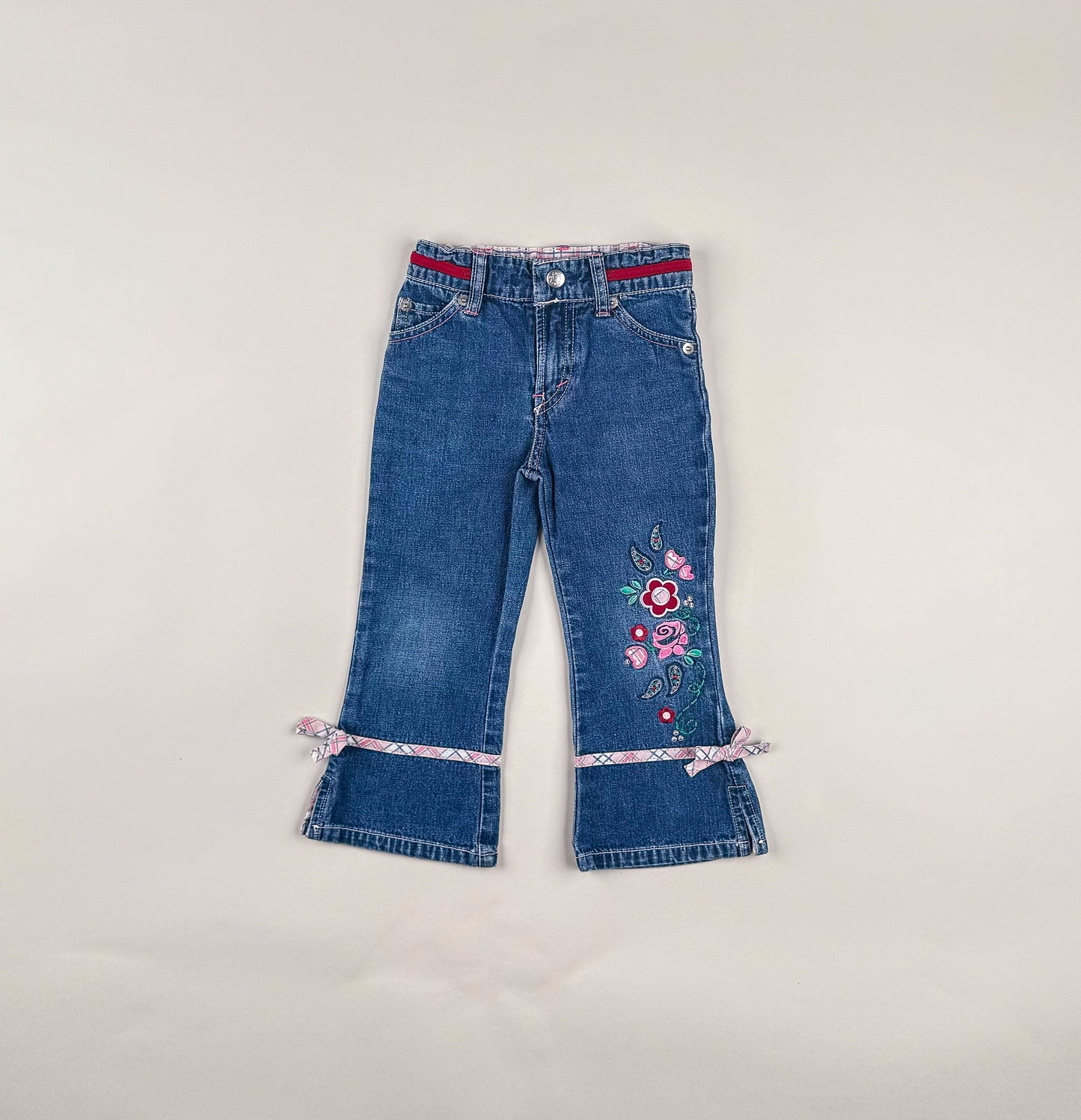 Jeans in blue and multi