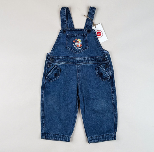Vintage Overalls with Embroidery