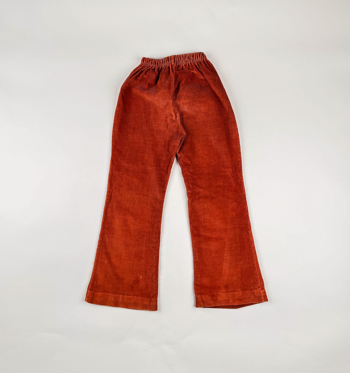 Corduroy Pants in orange and white