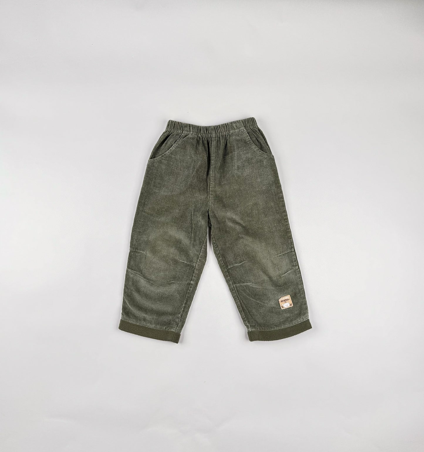 Baggy Pants in khaki and green