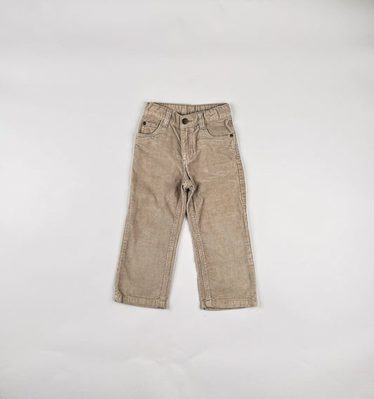 Corduroy Pants in beige