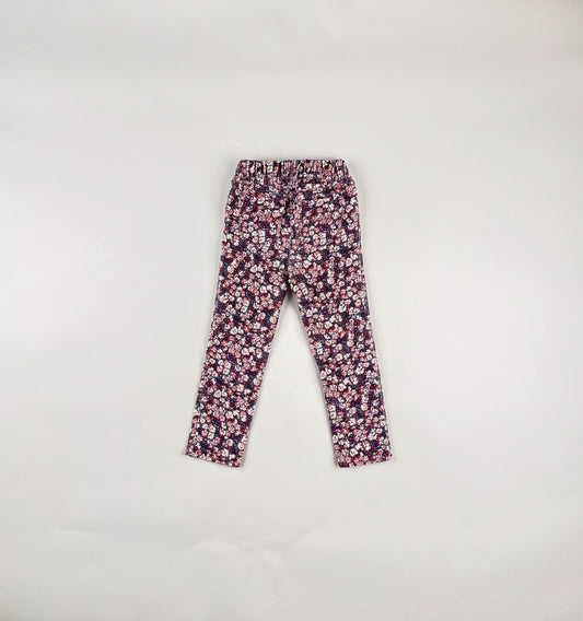 Corduroy Pants in pink, purple and white