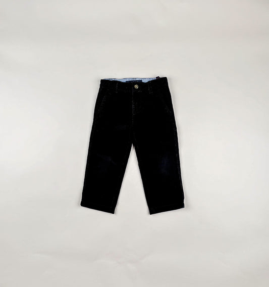 Corduroy Pants in black