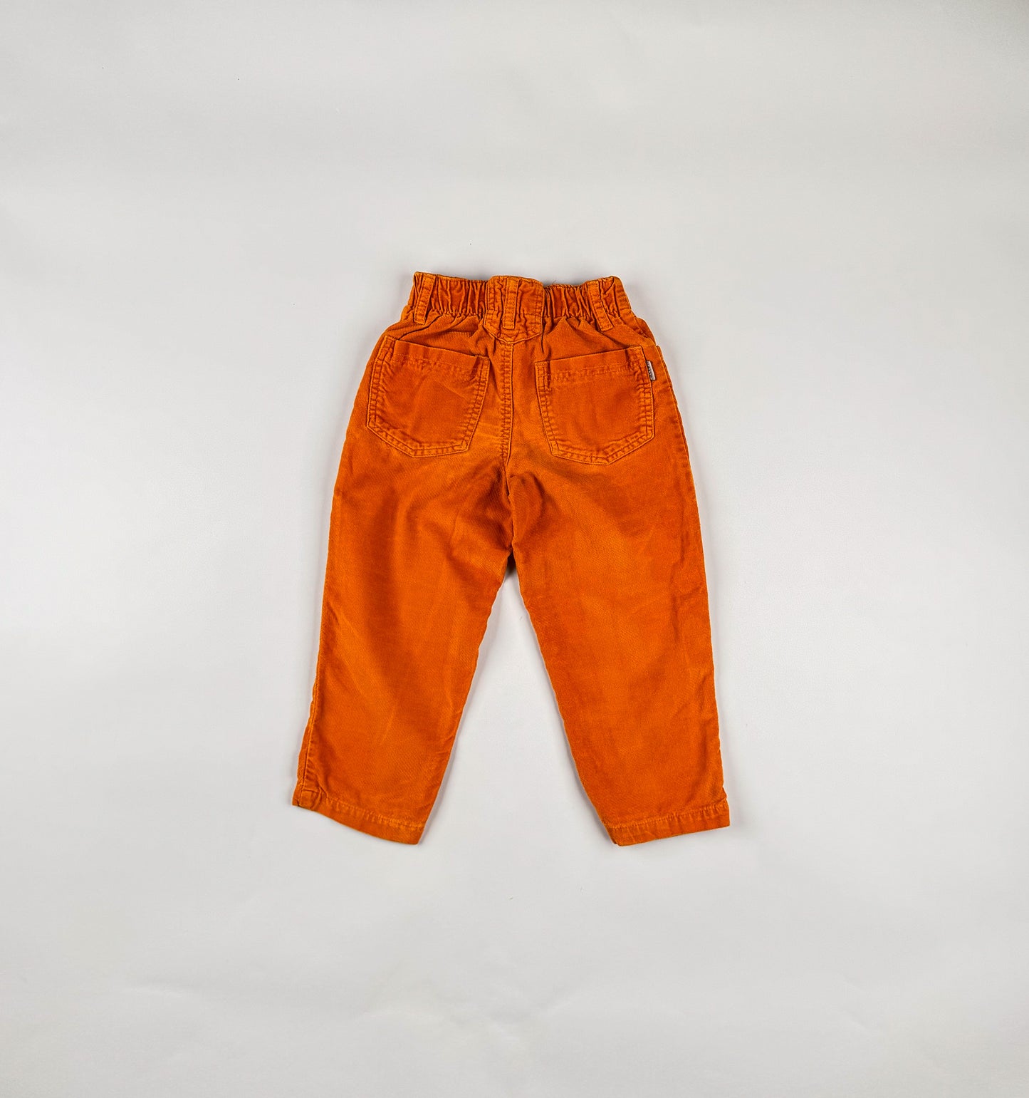 Velvet Pants in orange