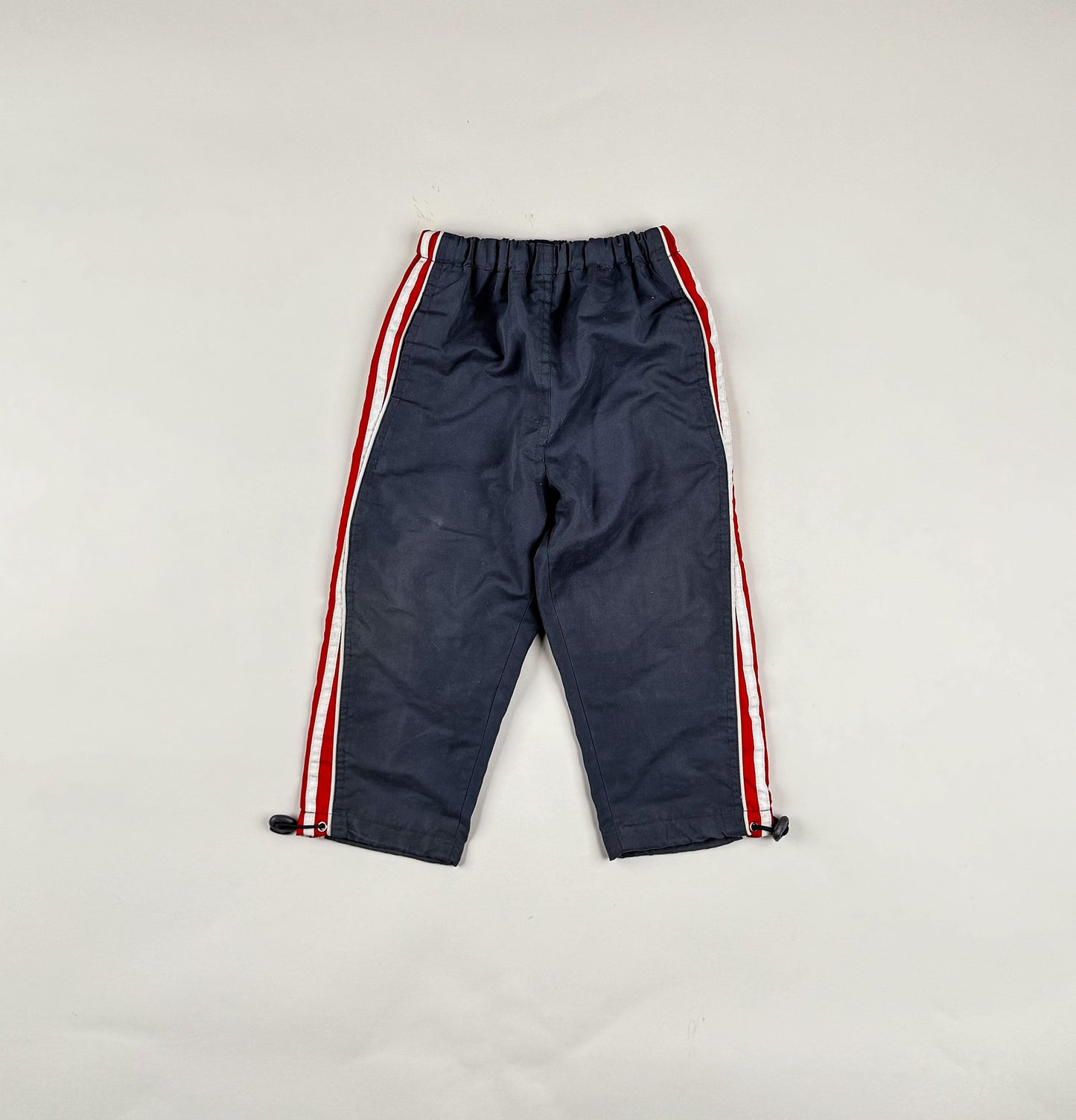 Tracksuit Pants in grey, red and white