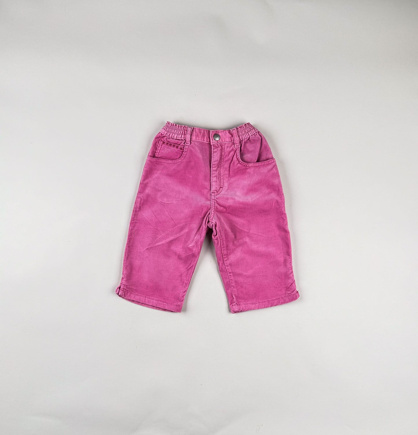 Baggy Corduroy Pants in pink