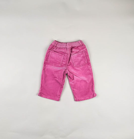 Baggy Corduroy Pants in pink