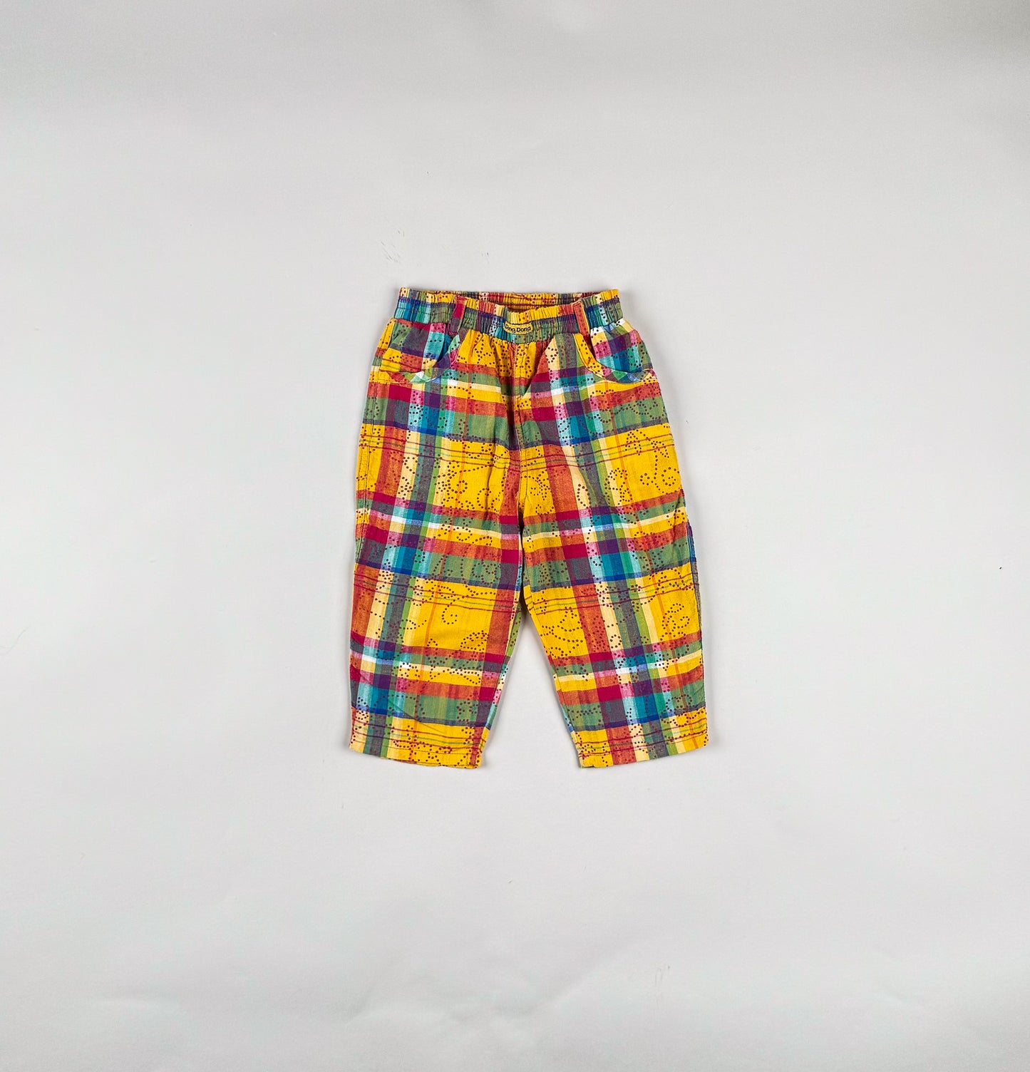 Baggy Pants in multi, yellow, red and green