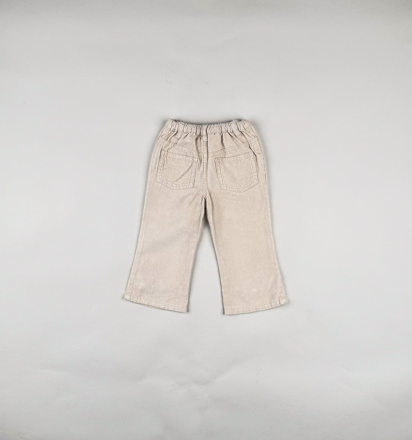 Corduroy Pants in beige and pink