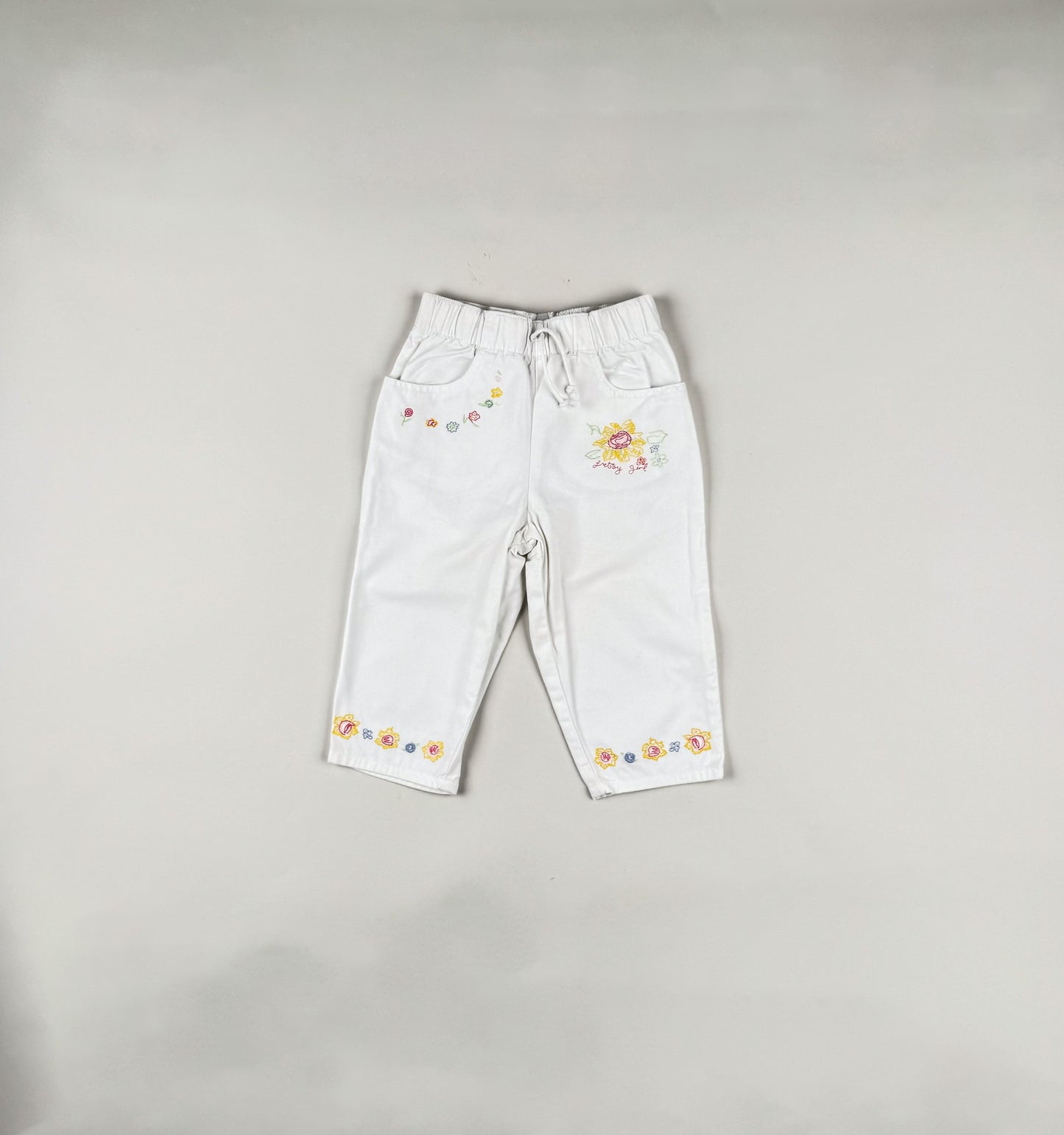 Baggy Pants in white and multi