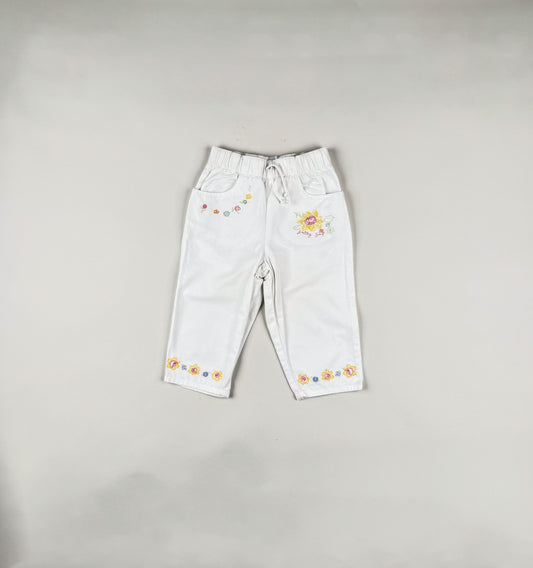 Baggy Pants in white and multi