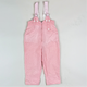 Overalls in pink and white