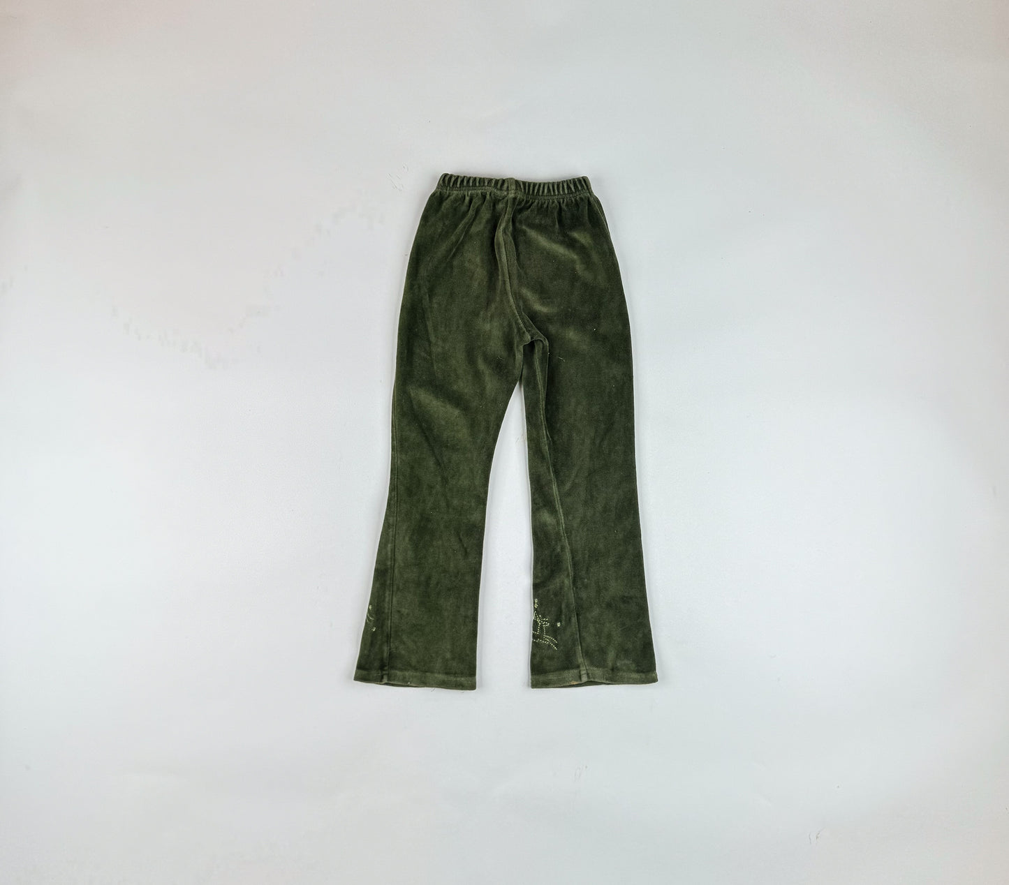 Velvet Pants with Embroidery