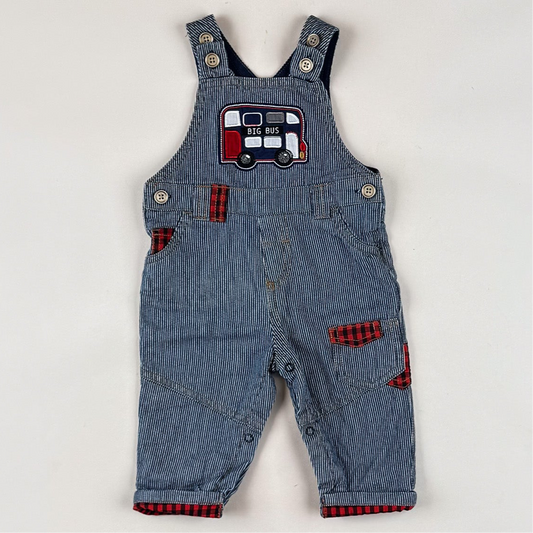 Striped Overalls