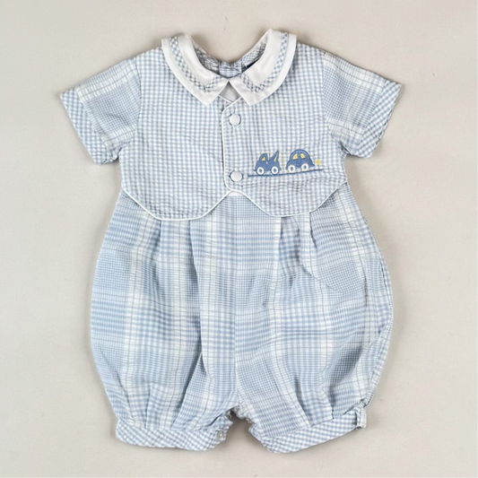 Vintage Gingham Romper