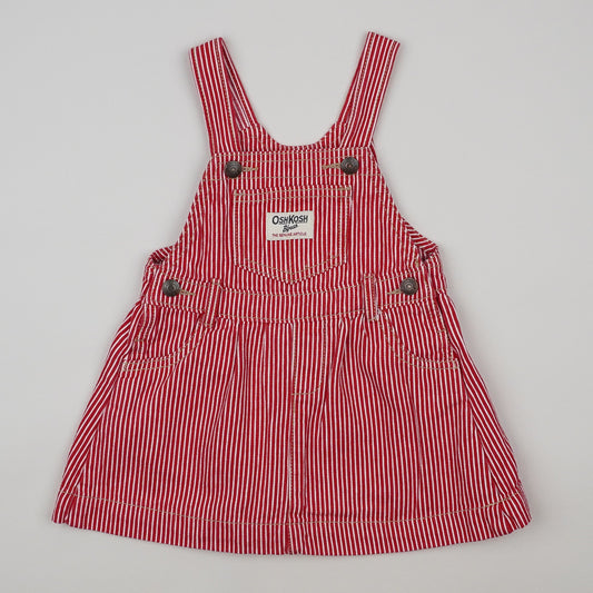 Red OshKosh Hickory Stripe Dress
