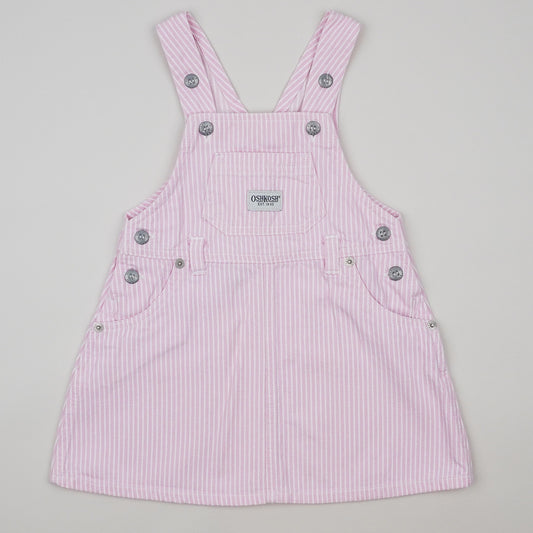 Pink Vintage OshKosh Hickory Stripe Dress