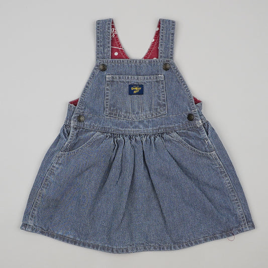 Vintage OshKosh Hickory Stripe Dress